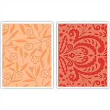 Sizzix Embossing Folders Set - Thickets & Swirls
